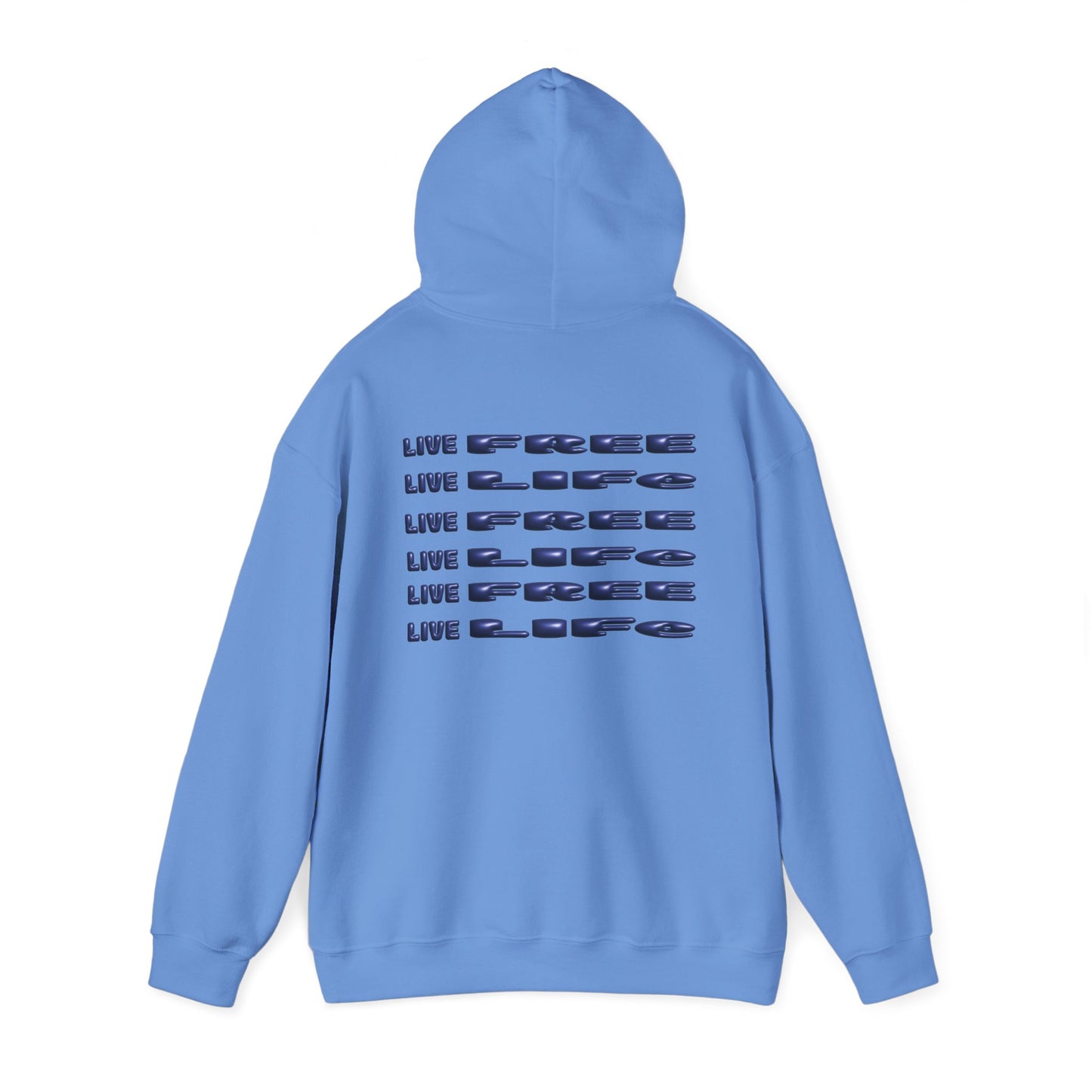 MEN THE INK EXPRESS HOODIE LIVE FREE 3-D addition