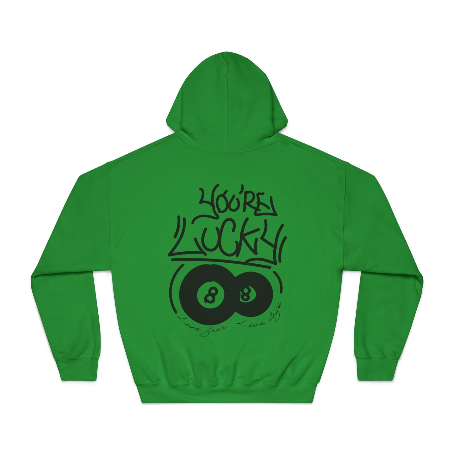LUCKY 8 BALL THE INK EXPRESS HOODIE