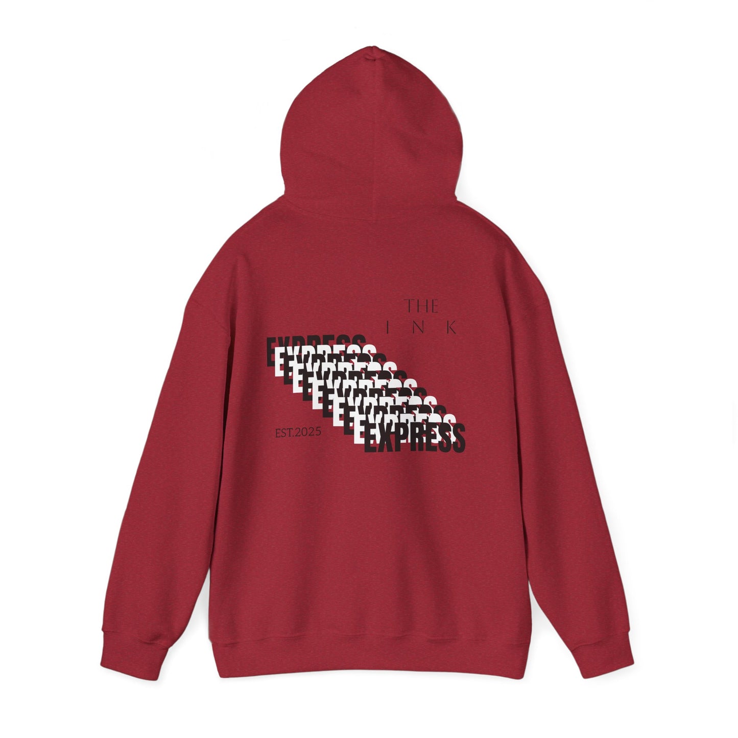 THE INK EXPRESS RED HOODIE