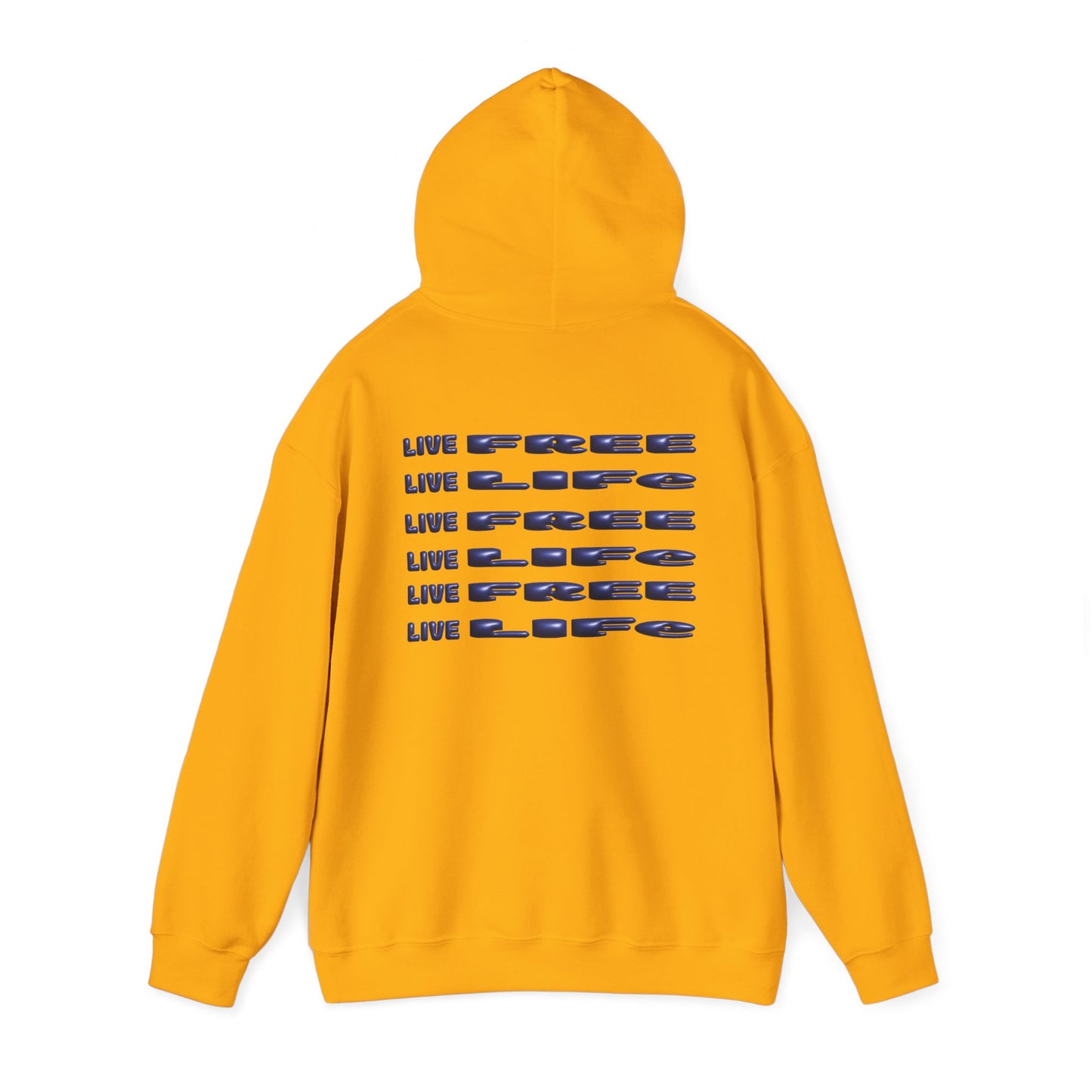 MEN THE INK EXPRESS HOODIE LIVE FREE 3-D addition