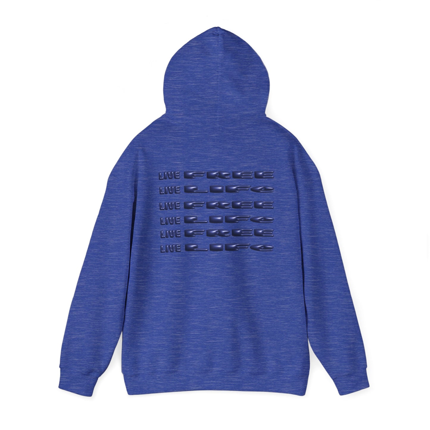 MEN THE INK EXPRESS HOODIE LIVE FREE 3-D addition