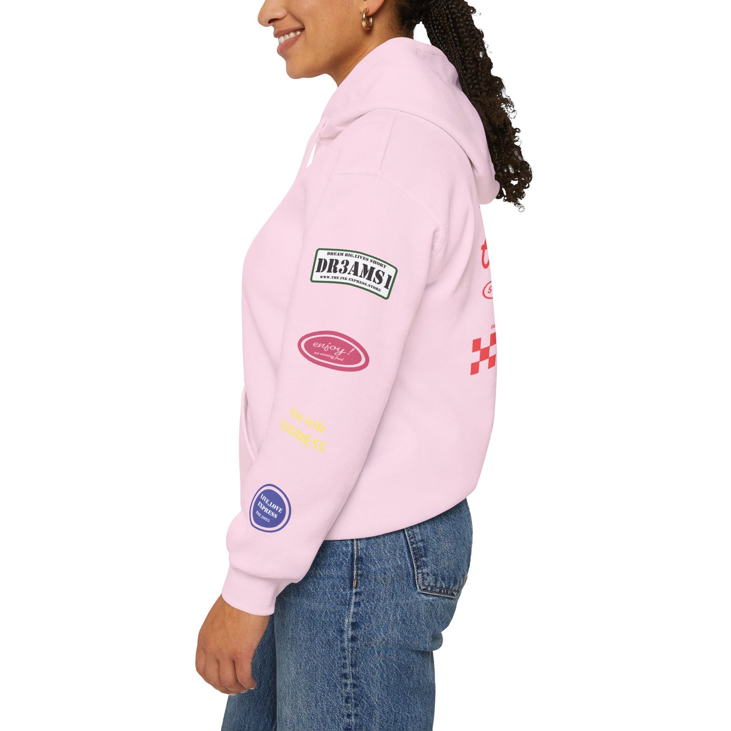 EPXRESS YOUR DREAMS ORDER UP FAST FOOD STYL E HOODIE FOR GIRLS