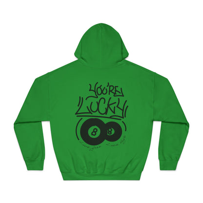 LUCKY 8 BALL THE INK EXPRESS HOODIE