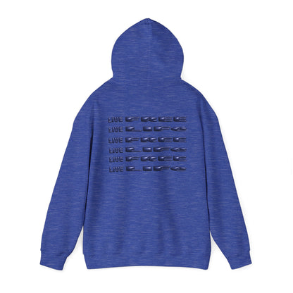MEN THE INK EXPRESS HOODIE LIVE FREE 3-D addition